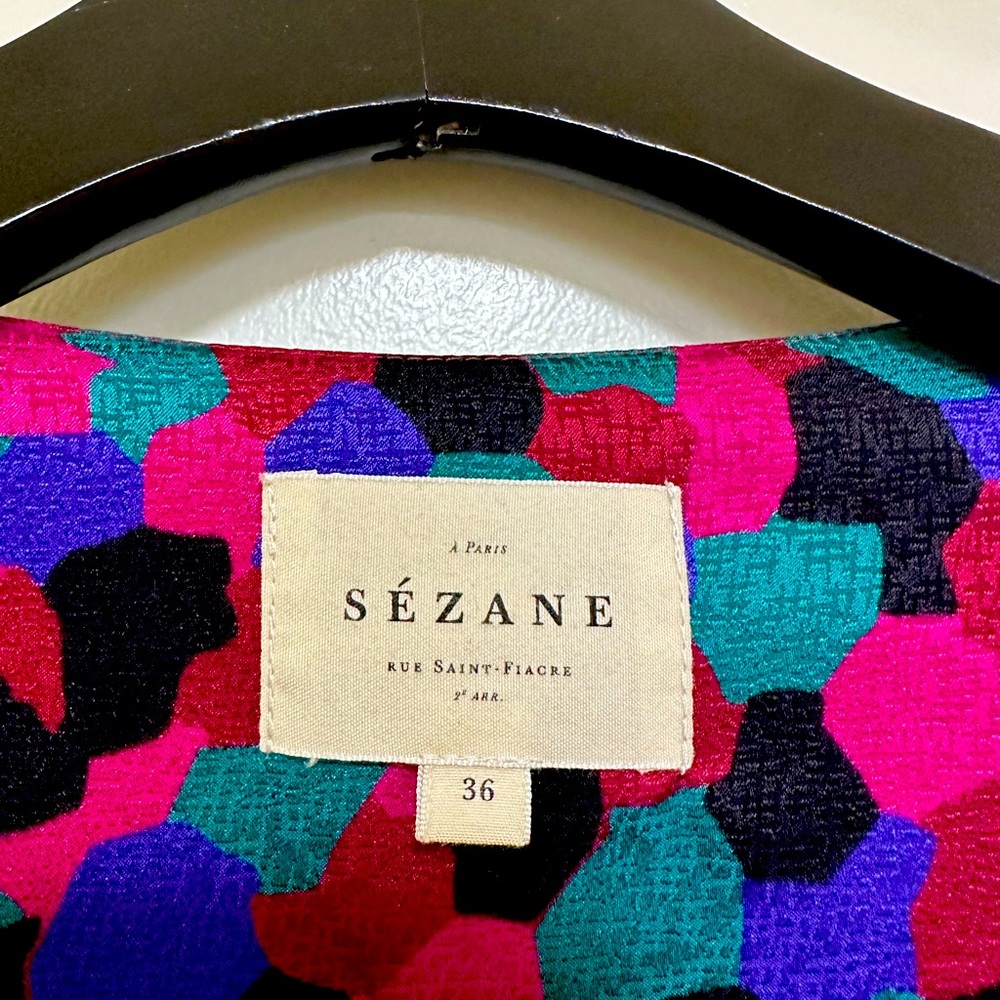 Silk Sezane Wrap Dress, size 36
